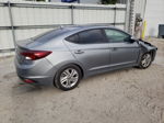 2019 Hyundai Elantra Sel Silver vin: KMHD84LF7KU783164