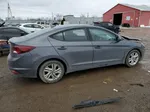 2019 Hyundai Elantra Sel Gray vin: KMHD84LF7KU869803