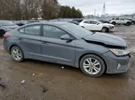 2019 Hyundai Elantra Sel Gray vin: KMHD84LF7KU869803