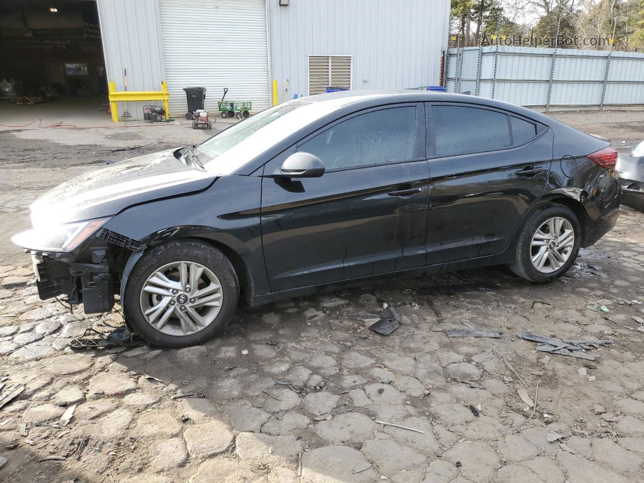 2019 Hyundai Elantra Sel Black vin: KMHD84LF7KU879103