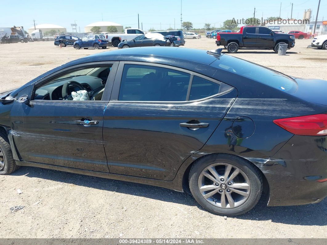 2017 Hyundai Elantra Se Black vin: KMHD84LF8HU182810