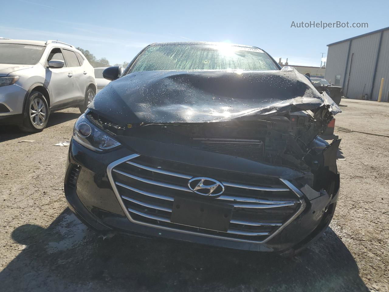 2017 Hyundai Elantra Se Black vin: KMHD84LF8HU182922