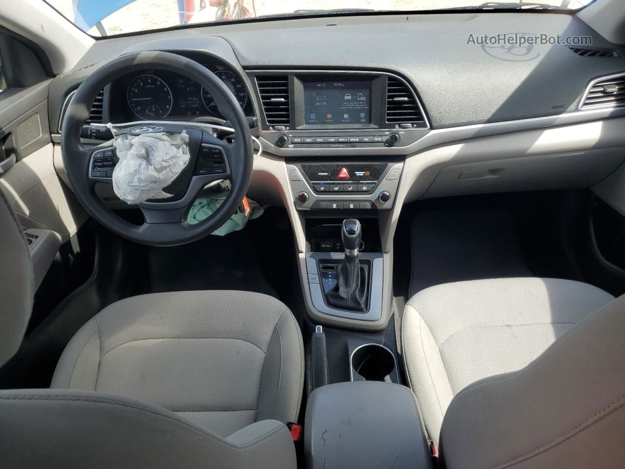 2017 Hyundai Elantra Se Синий vin: KMHD84LF8HU192611