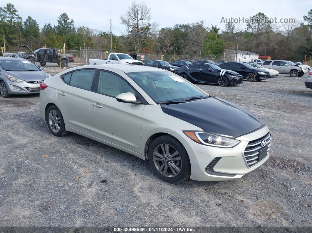 2017 Hyundai Elantra Se Beige vin: KMHD84LF8HU218138