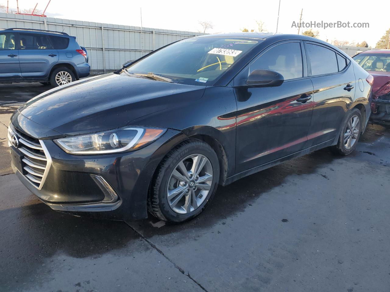 2017 Hyundai Elantra Se Black vin: KMHD84LF8HU238843