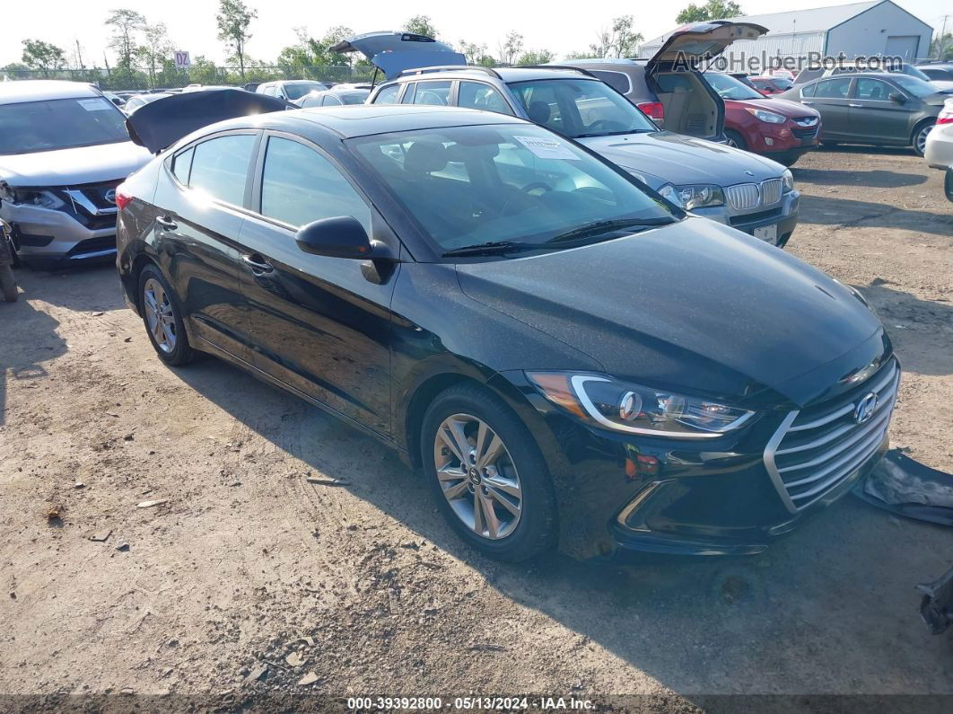 2017 Hyundai Elantra Value Edition Black vin: KMHD84LF8HU273639