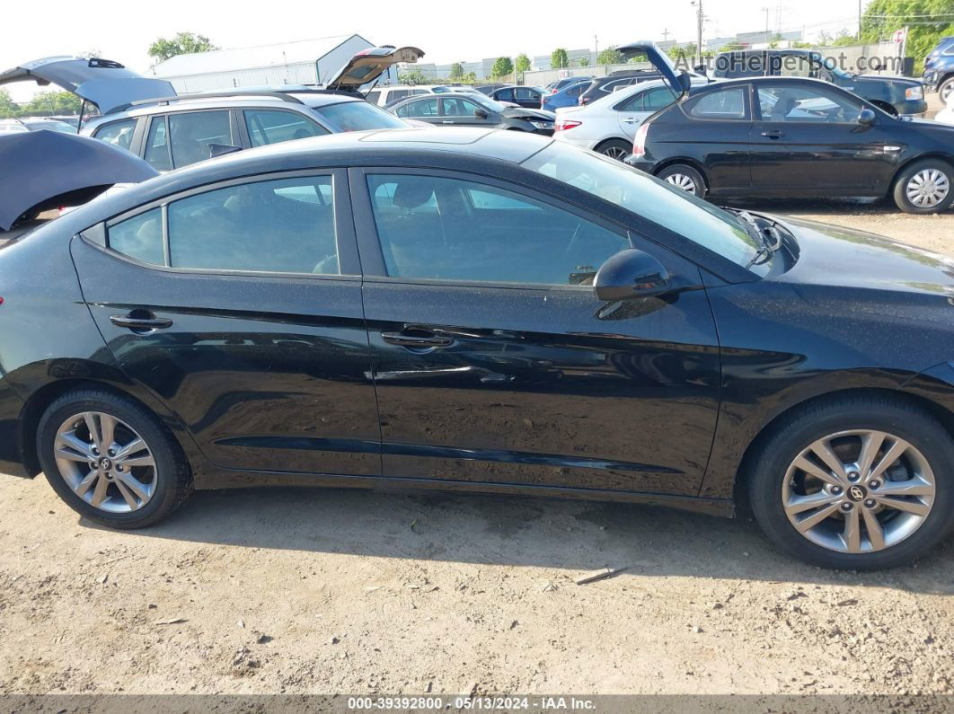 2017 Hyundai Elantra Value Edition Black vin: KMHD84LF8HU273639