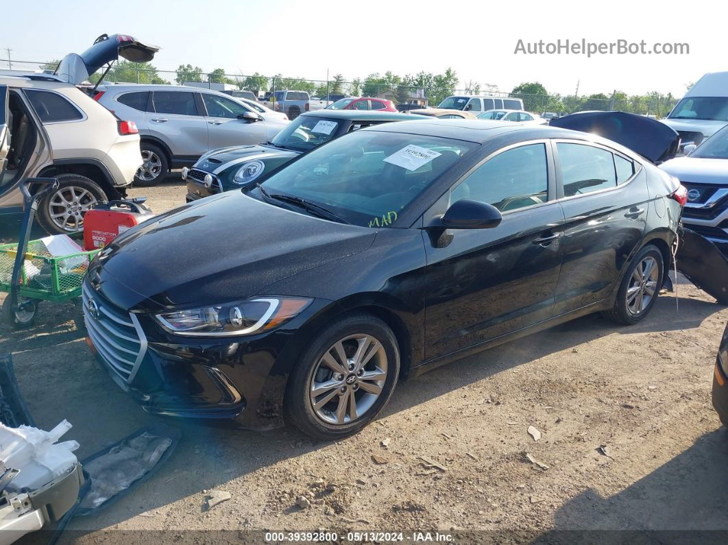 2017 Hyundai Elantra Value Edition Black vin: KMHD84LF8HU273639