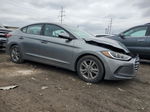 2017 Hyundai Elantra Se Gray vin: KMHD84LF8HU369822