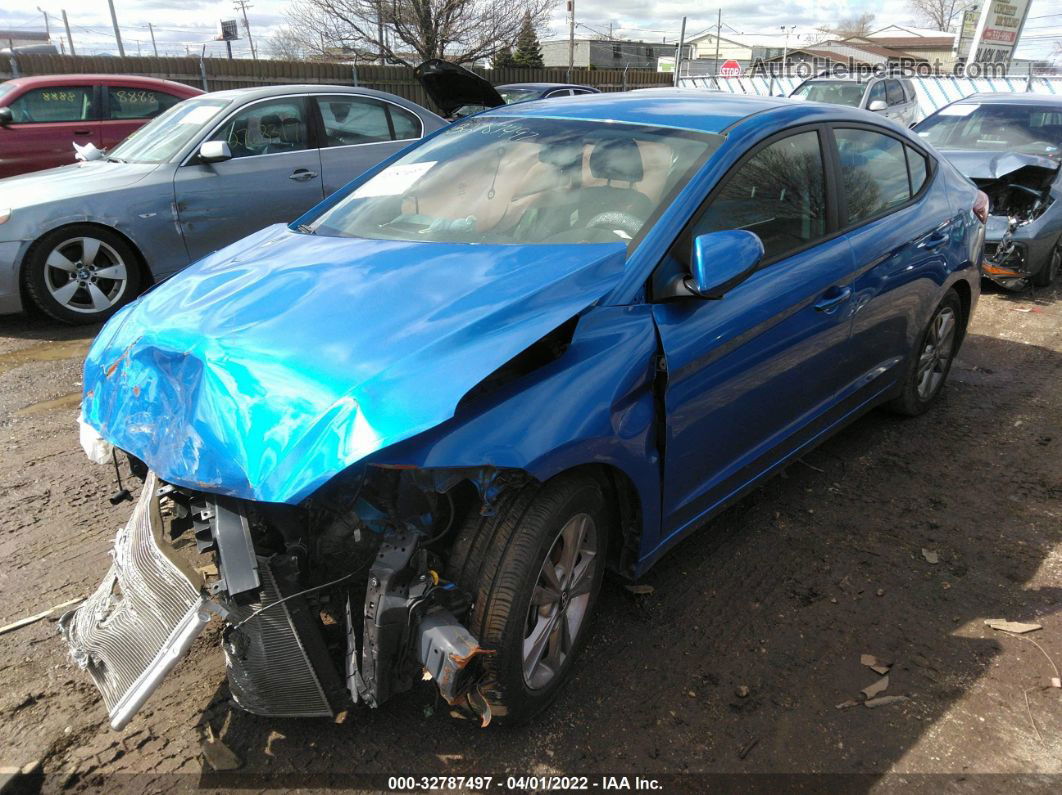 2017 Hyundai Elantra Se Blue vin: KMHD84LF8HU425709