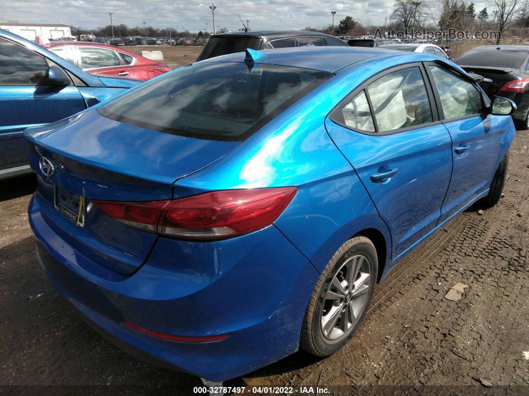 2017 Hyundai Elantra Se Синий vin: KMHD84LF8HU425709