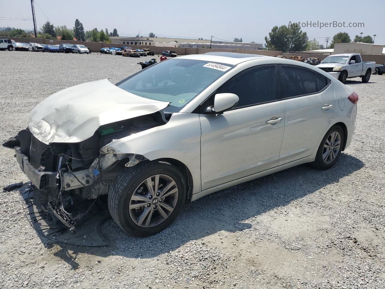 2017 Hyundai Elantra Se Золотой vin: KMHD84LF8HU430098