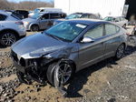 2018 Hyundai Elantra Sel Silver vin: KMHD84LF8JU554538