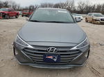 2019 Hyundai Elantra Sel Gray vin: KMHD84LF8KU743479