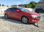 2019 Hyundai Elantra Sel Red vin: KMHD84LF8KU744535