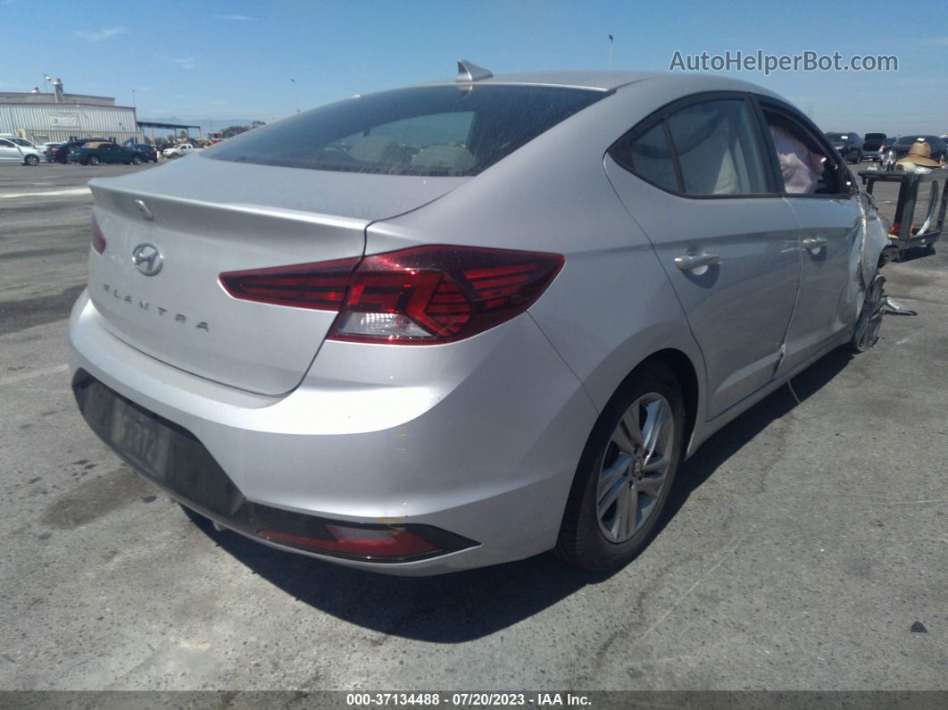 2019 Hyundai Elantra Sel Серебряный vin: KMHD84LF8KU754885