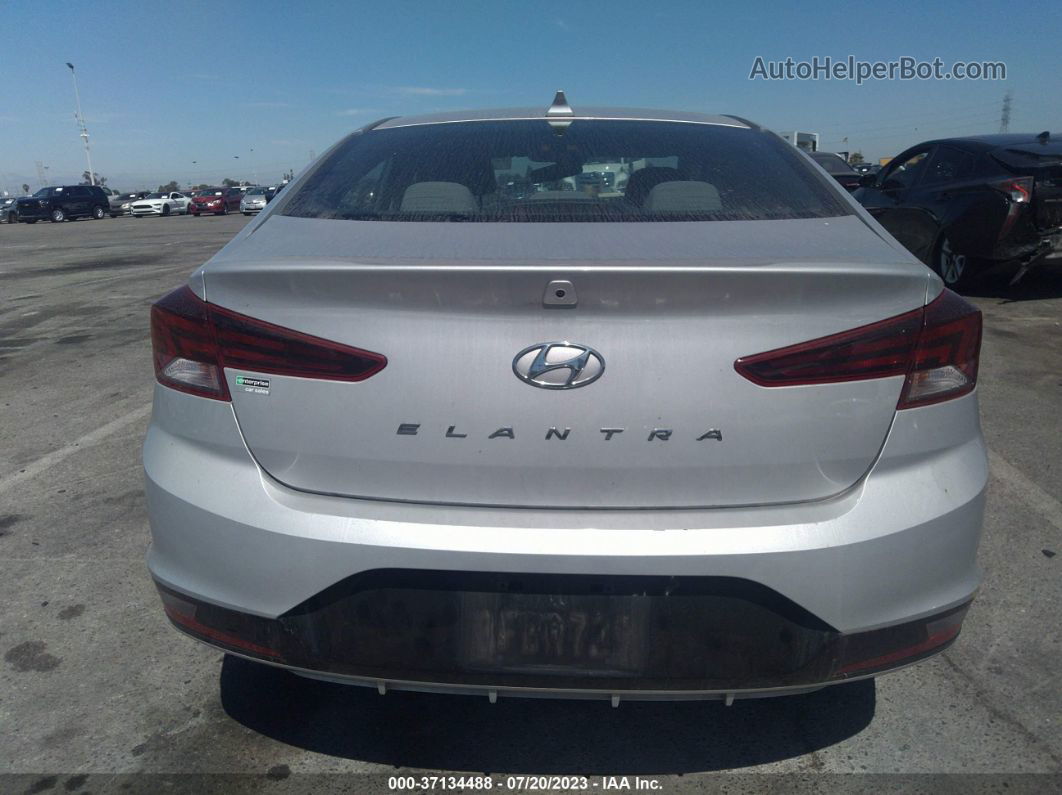 2019 Hyundai Elantra Sel Серебряный vin: KMHD84LF8KU754885