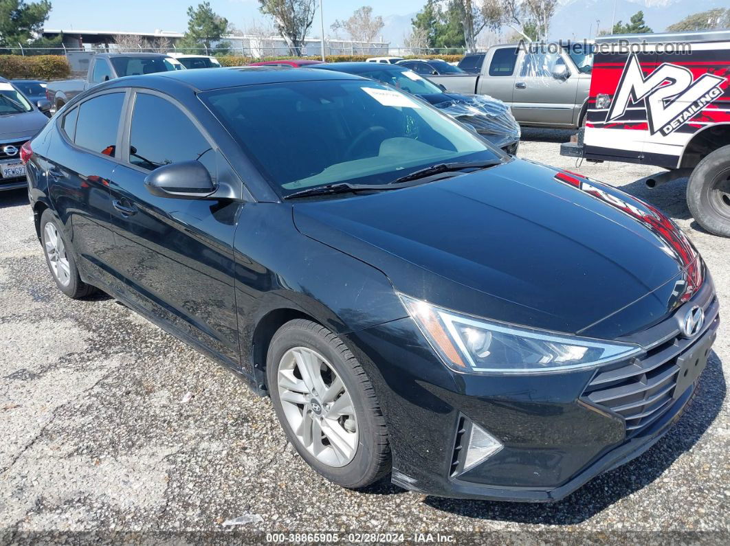 2019 Hyundai Elantra Sel Black vin: KMHD84LF8KU772190