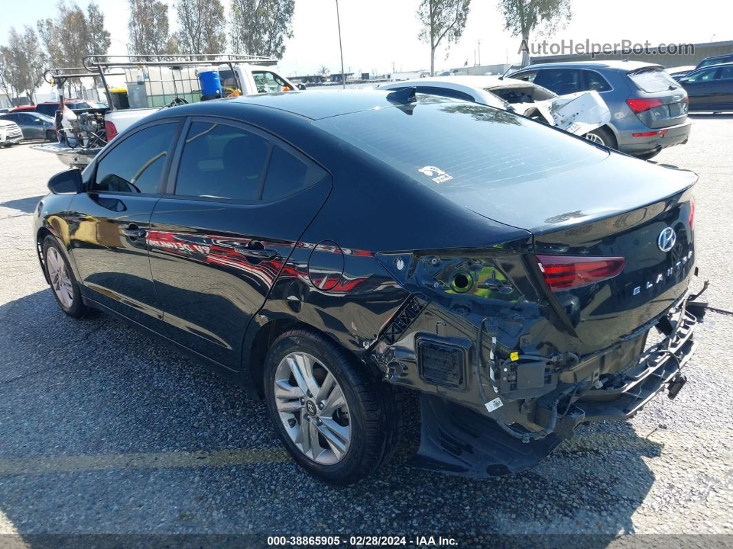 2019 Hyundai Elantra Sel Black vin: KMHD84LF8KU772190