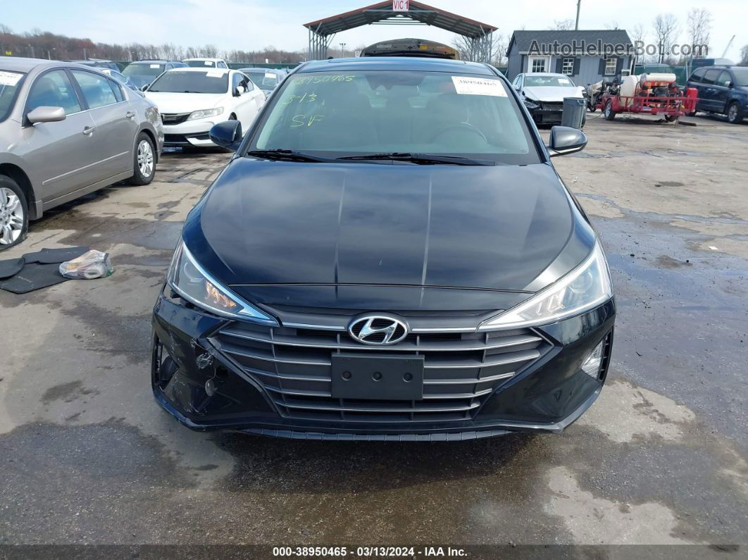 2019 Hyundai Elantra Value Edition Black vin: KMHD84LF8KU840343