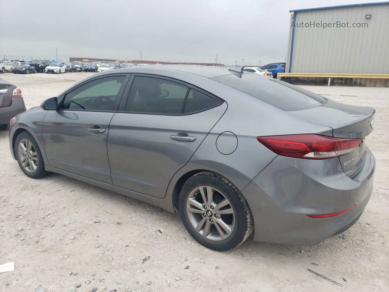 2017 Hyundai Elantra Se Серый vin: KMHD84LF9HU154823