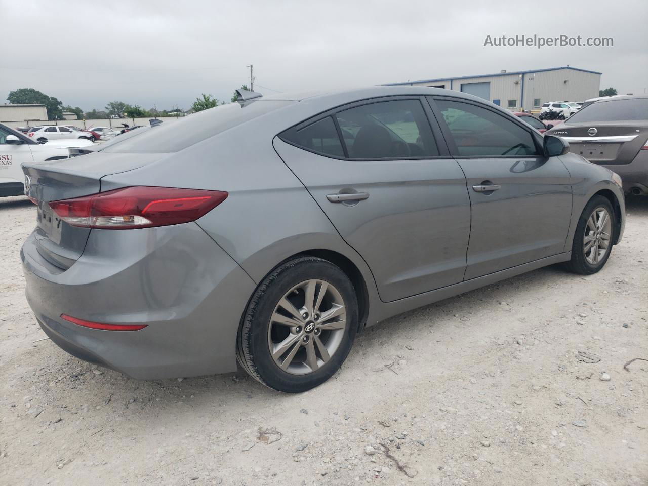 2017 Hyundai Elantra Se Gray vin: KMHD84LF9HU154823