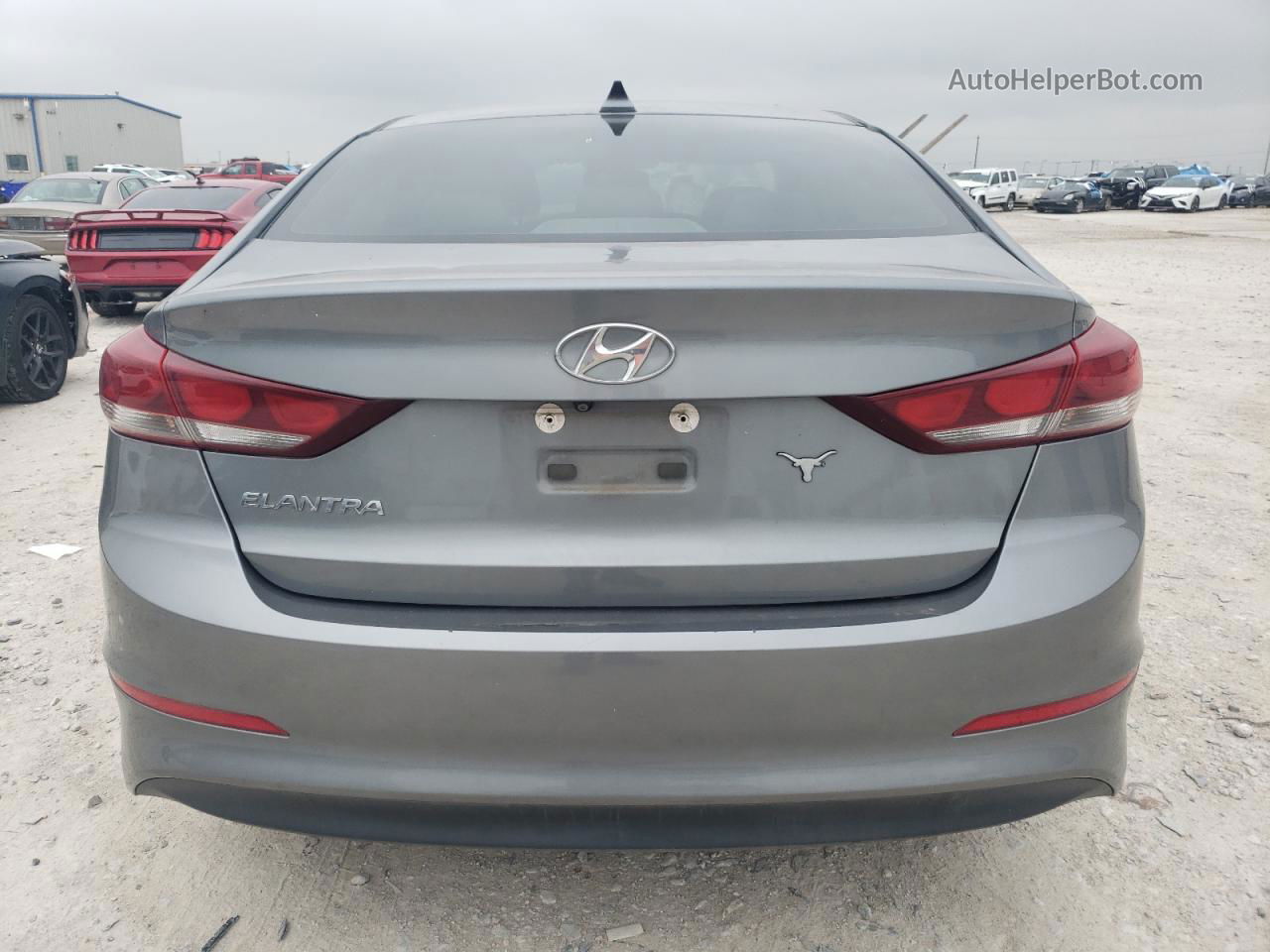 2017 Hyundai Elantra Se Серый vin: KMHD84LF9HU154823