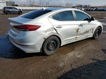 2017 Hyundai Elantra Se Silver vin: KMHD84LF9HU169273