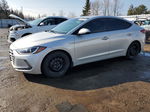 2017 Hyundai Elantra Se Silver vin: KMHD84LF9HU169273