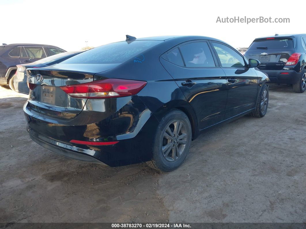 2017 Hyundai Elantra Se Черный vin: KMHD84LF9HU381283