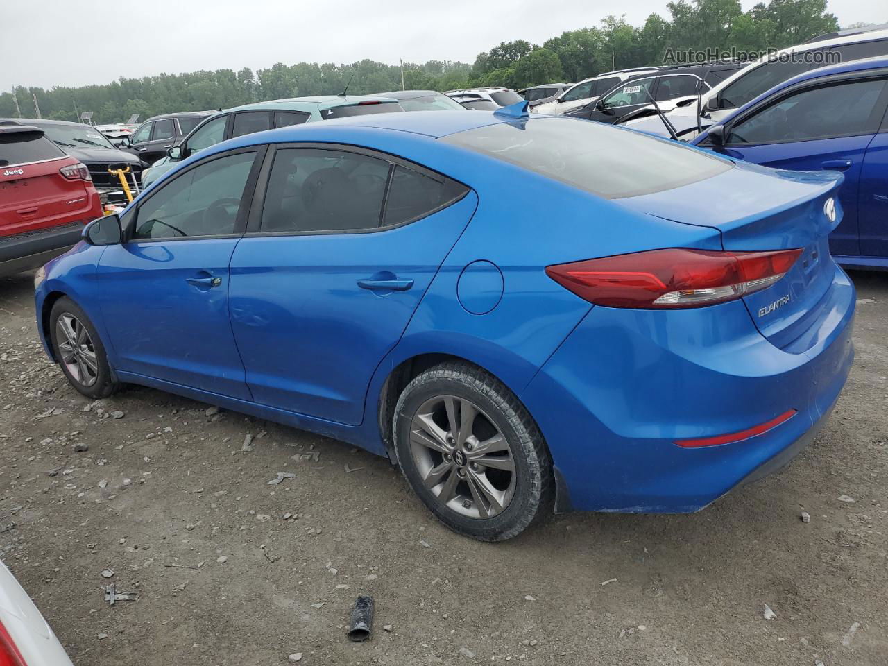 2017 Hyundai Elantra Se Blue vin: KMHD84LF9HU425833