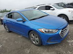 2017 Hyundai Elantra Se Blue vin: KMHD84LF9HU425833