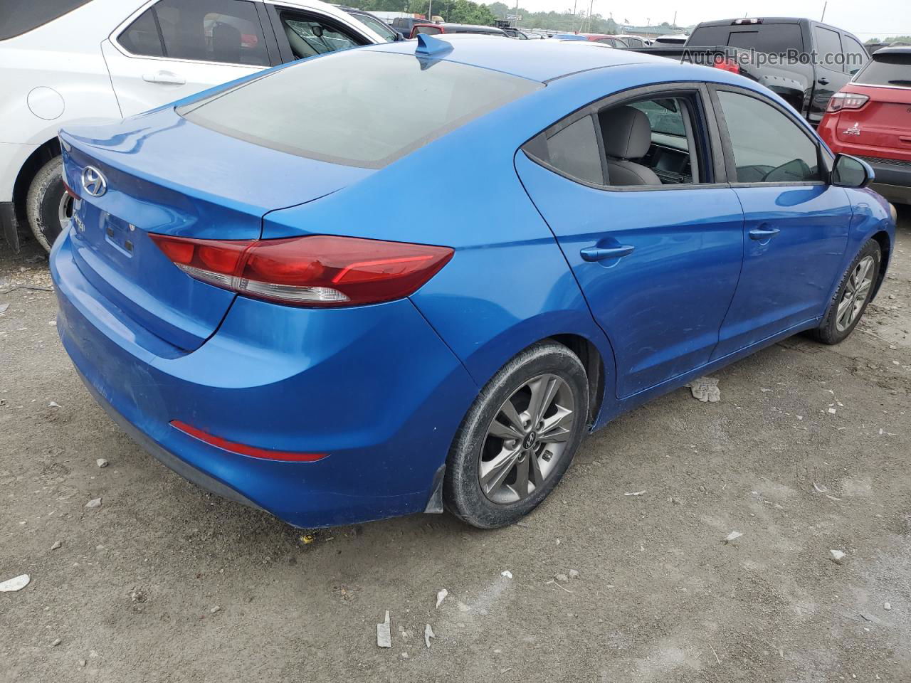 2017 Hyundai Elantra Se Blue vin: KMHD84LF9HU425833