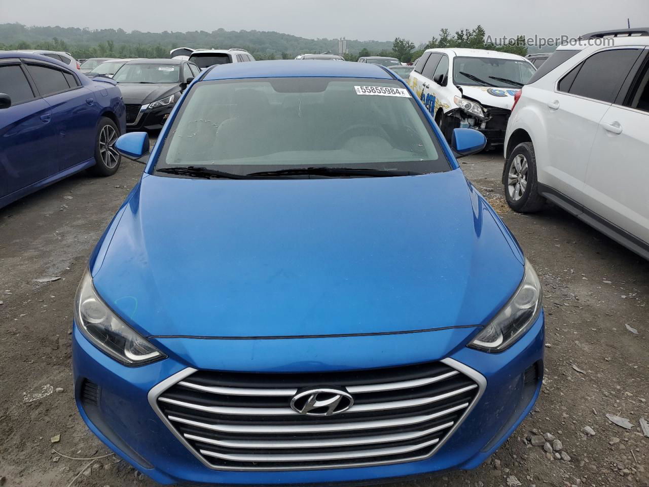 2017 Hyundai Elantra Se Blue vin: KMHD84LF9HU425833