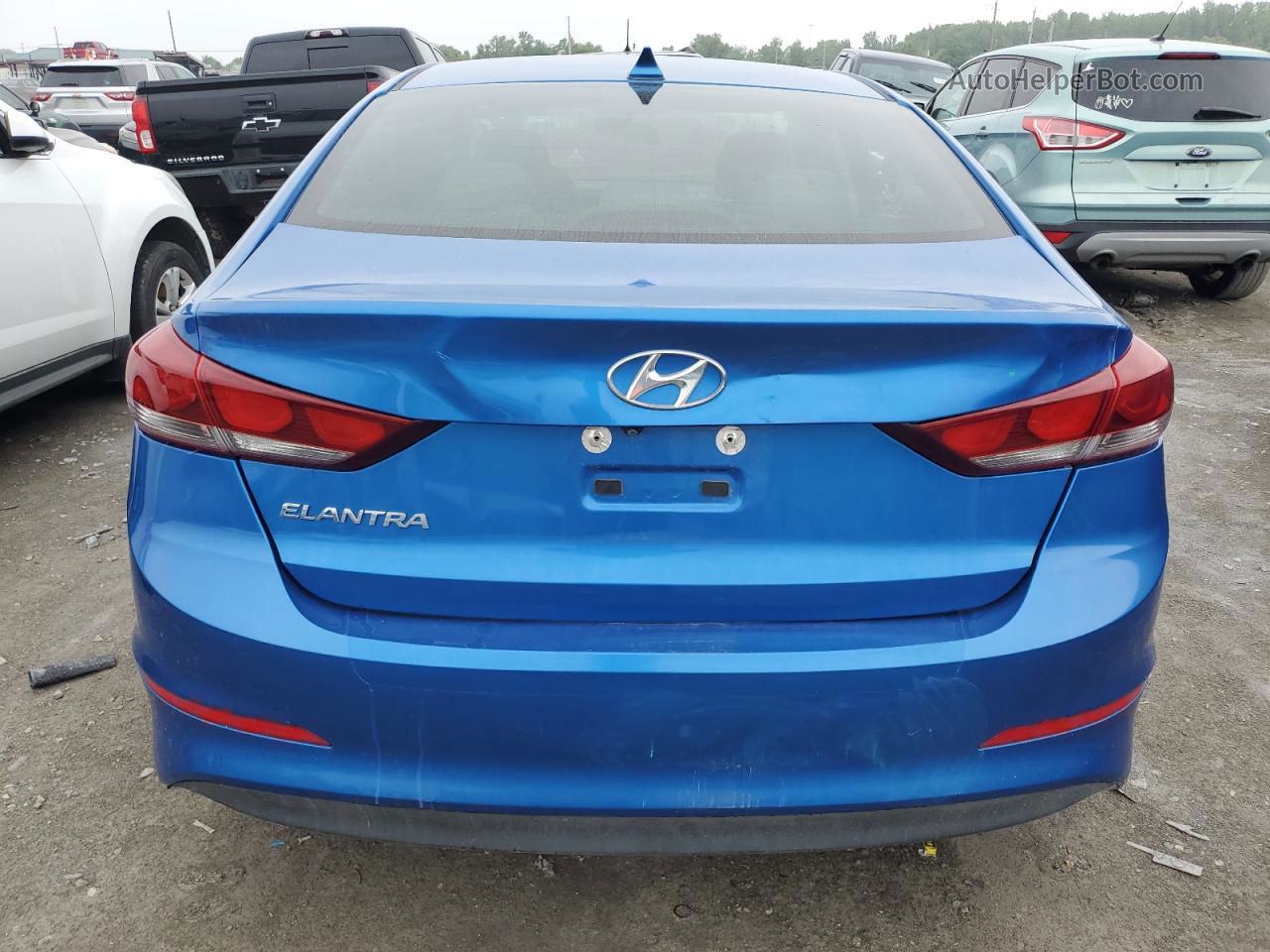 2017 Hyundai Elantra Se Blue vin: KMHD84LF9HU425833