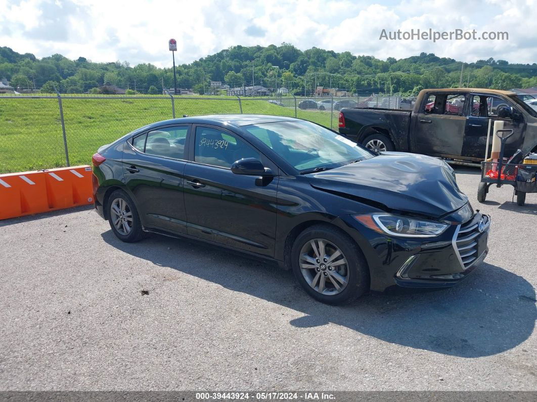 2018 Hyundai Elantra Value Edition Black vin: KMHD84LF9JU543161