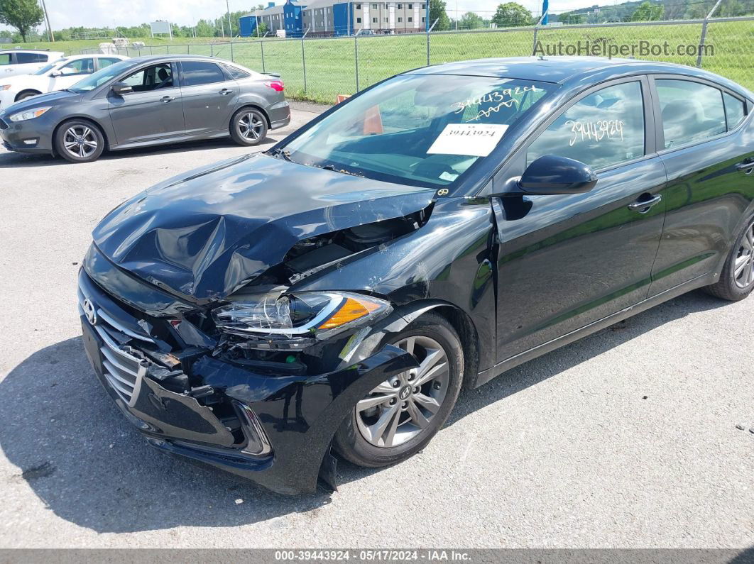 2018 Hyundai Elantra Value Edition Black vin: KMHD84LF9JU543161