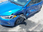 2018 Hyundai Elantra Limited Blue vin: KMHD84LF9JU599696