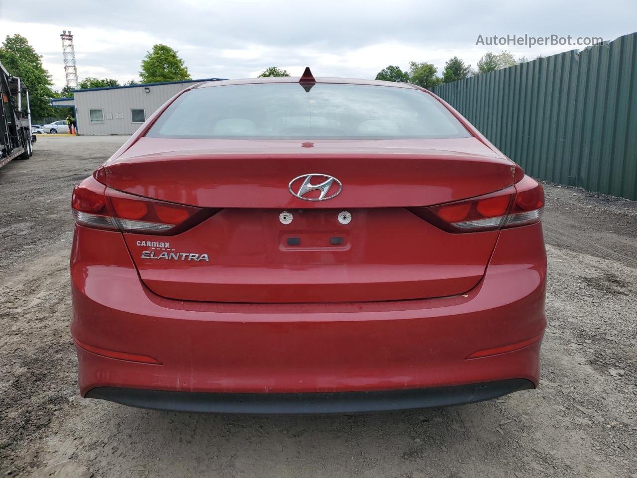 2017 Hyundai Elantra Se Red vin: KMHD84LFXHU162090