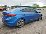 2017 Hyundai Elantra Se Blue vin: KMHD84LFXHU314353