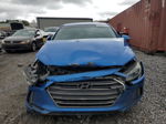 2017 Hyundai Elantra Se Blue vin: KMHD84LFXHU314353