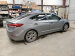 2017 Hyundai Elantra Se Gray vin: KMHD84LFXHU358188