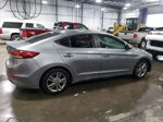 2017 Hyundai Elantra Se Gray vin: KMHD84LFXHU396956