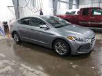 2017 Hyundai Elantra Se Gray vin: KMHD84LFXHU396956