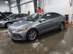 2017 Hyundai Elantra Se Gray vin: KMHD84LFXHU396956