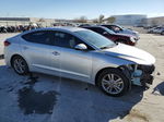 2018 Hyundai Elantra Sel Silver vin: KMHD84LFXJU629224