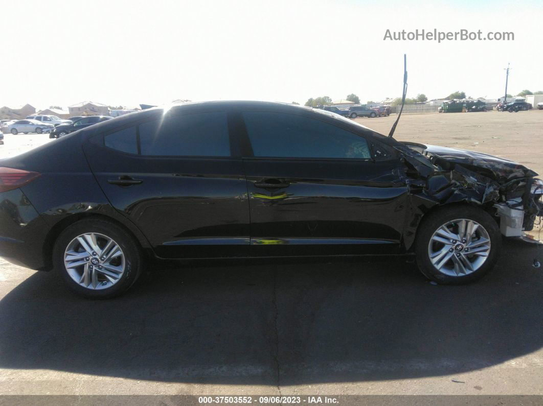 2019 Hyundai Elantra Sel Black vin: KMHD84LFXKU734721