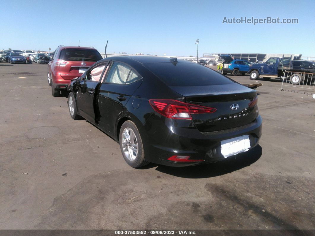 2019 Hyundai Elantra Sel Black vin: KMHD84LFXKU734721