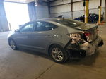 2019 Hyundai Elantra Sel Gray vin: KMHD84LFXKU784650