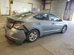 2019 Hyundai Elantra Sel Gray vin: KMHD84LFXKU784650